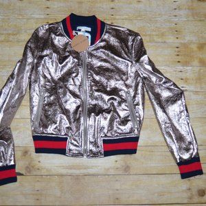Honey Punch Varsity jacket small